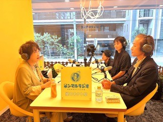 書籍企画・編集・翻訳・校正のプロ｜株式会社オフィス福永 | 【ほんまるラジオ】スタジオにて番組の収録に立ち会いました